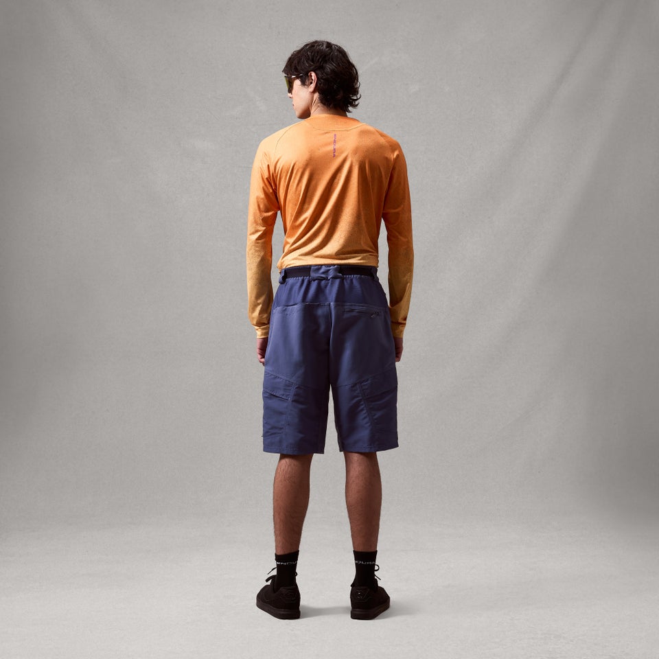 Herren Hummvee Shorts mit Innenhose - Indigo Rock