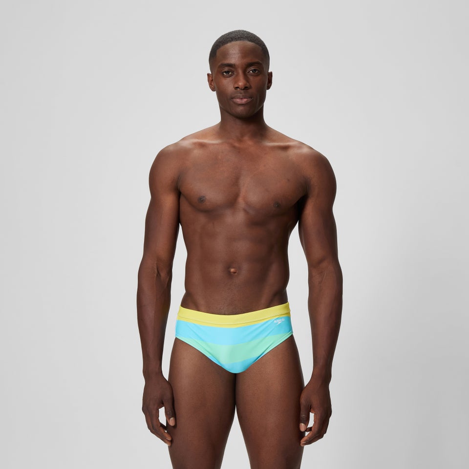 Men's The Speedo Printed 3" Brief Blue