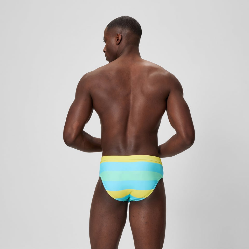 Men's The Speedo Printed 3" Brief Blue