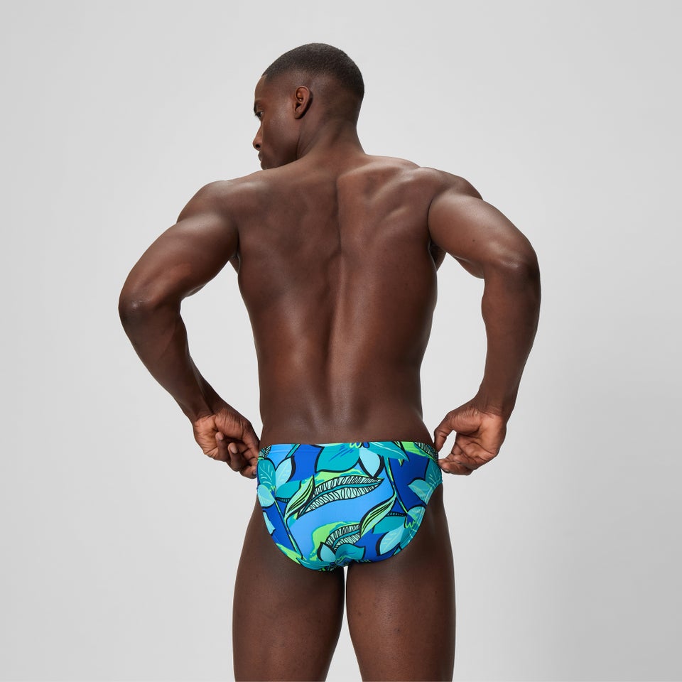 Men's Beachstar Printed 2" Brief Blue