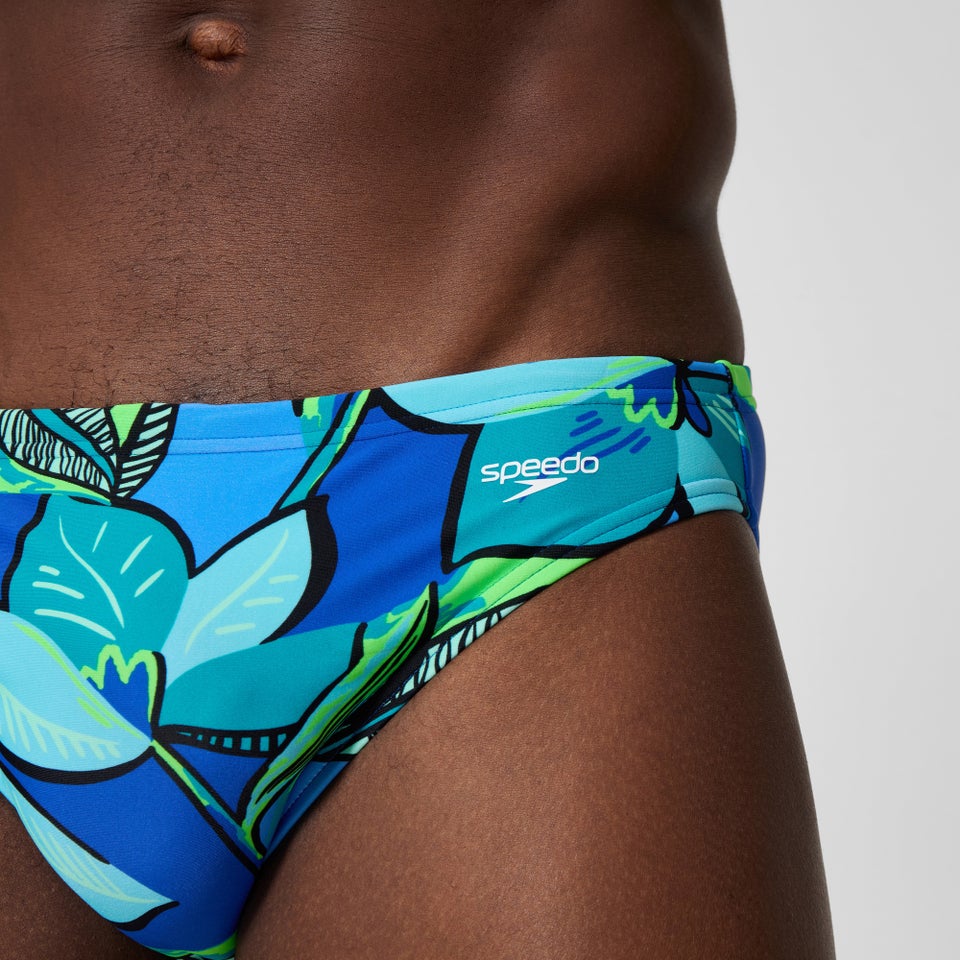 Men's Beachstar Printed 2" Brief Blue