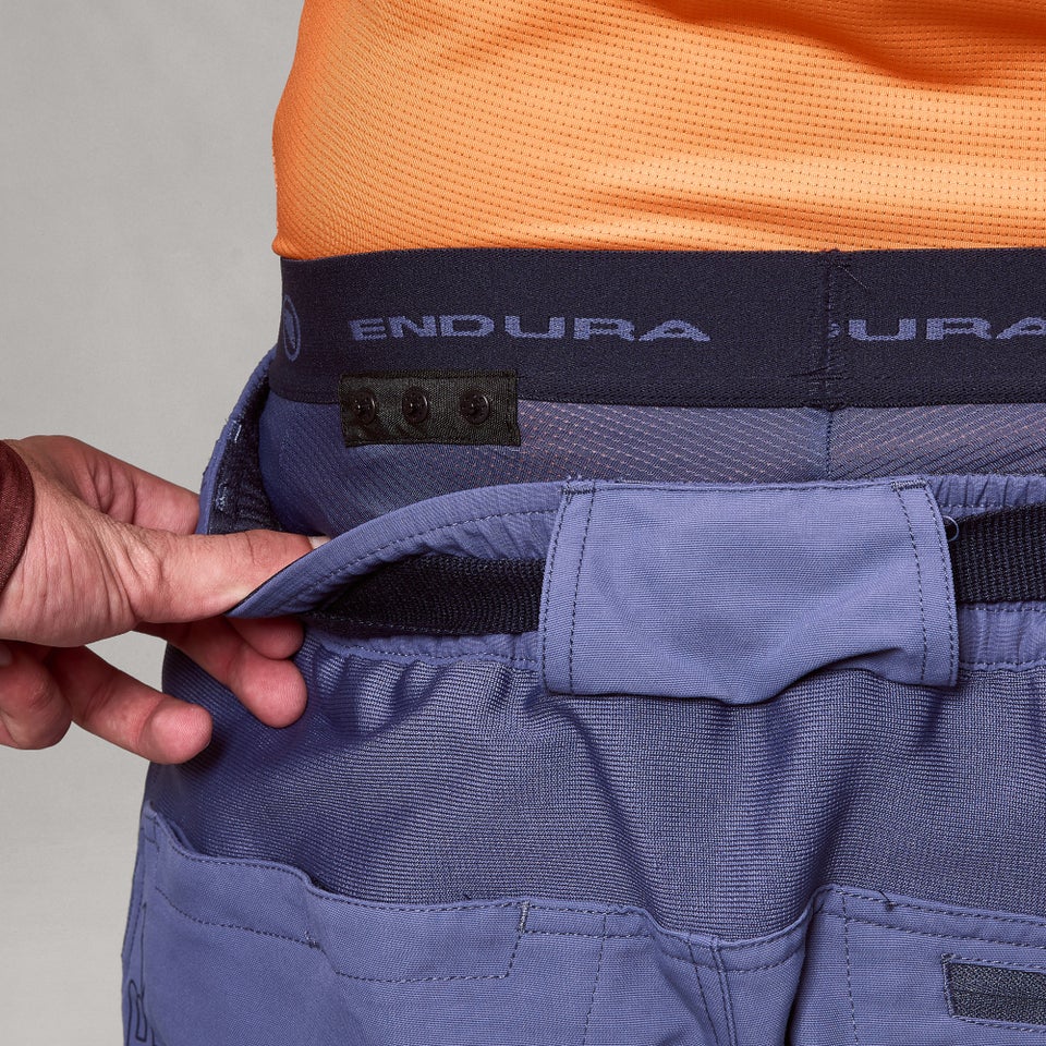 Herren Hummvee 3/4 Shorts mit Innenhose - Indigo Rock