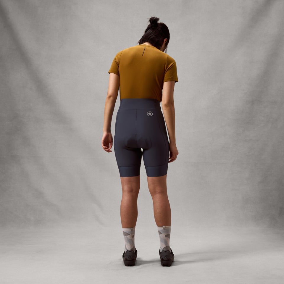 Damen Loop Shorts - Carbon Grau