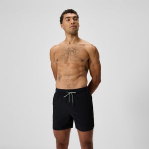 Men's Never Stop Solid 16" Swim Shorts Black
