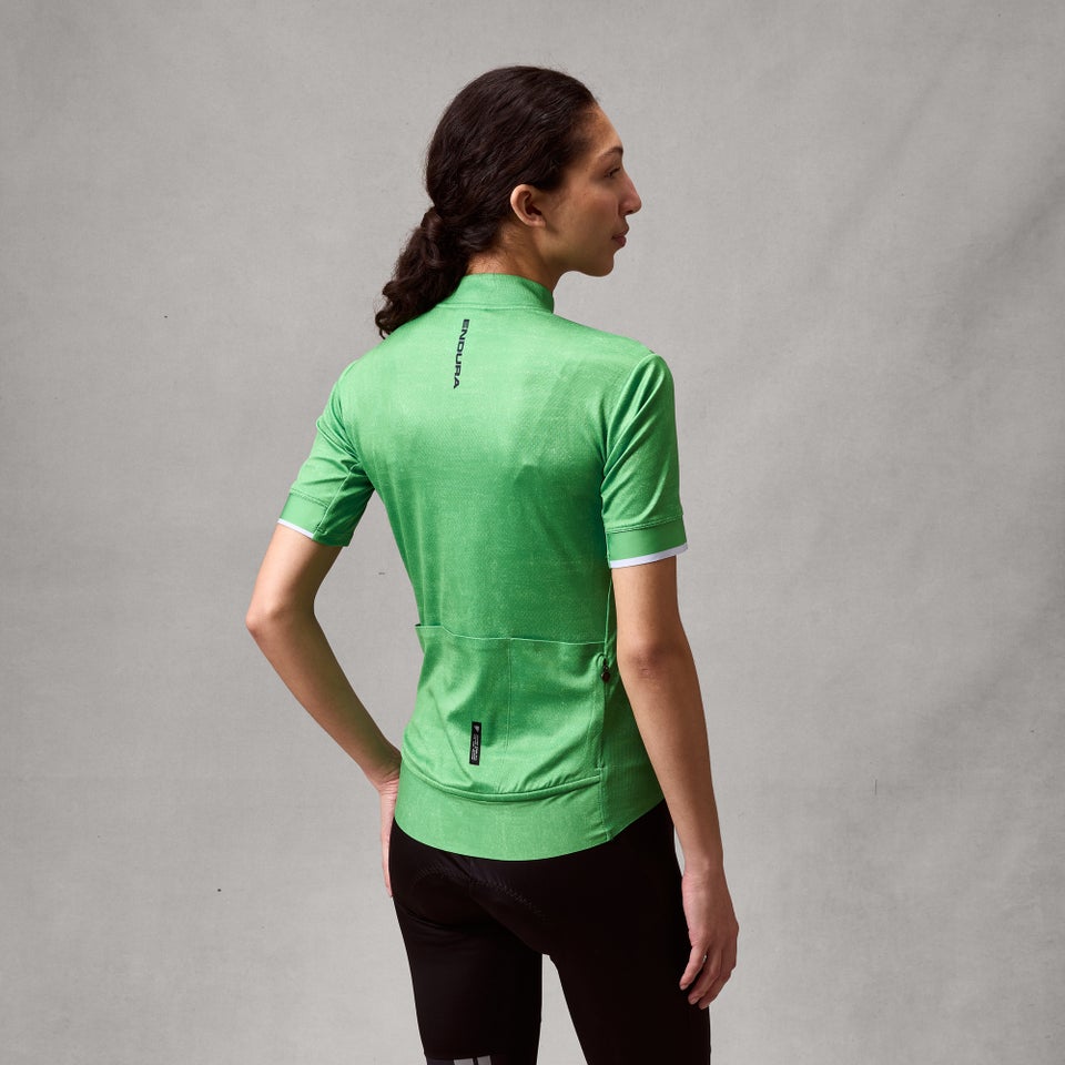 Women's FS260 Print S/S Jersey - Emerald