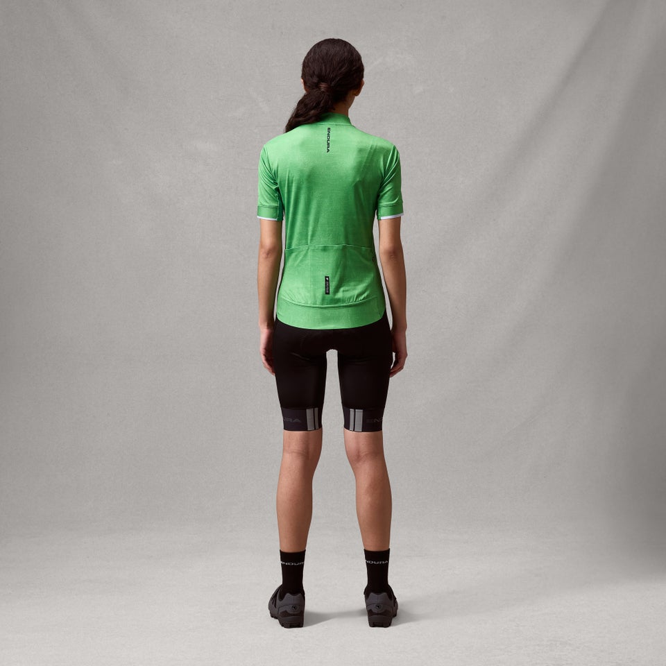 Women's FS260 Print S/S Jersey - Emerald