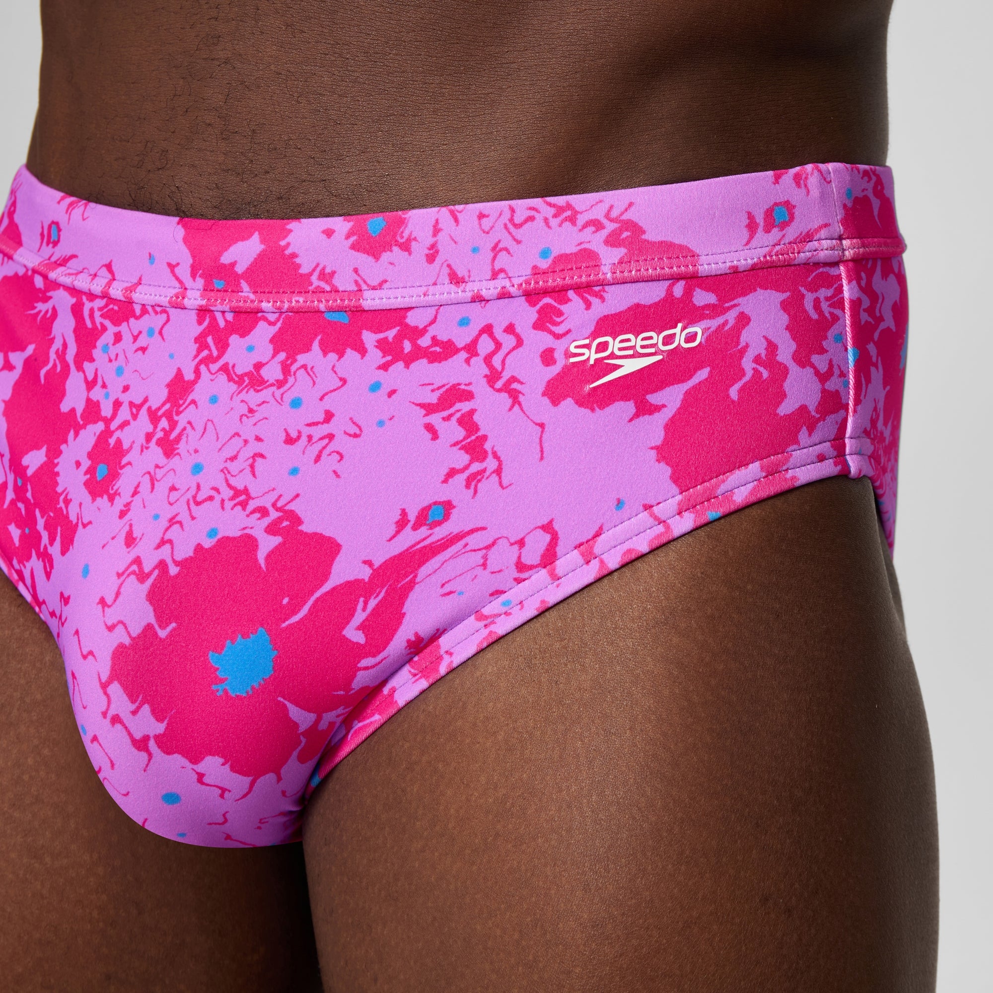 Speedo ピンク 高速水着 Men's The Speedo Printed 3