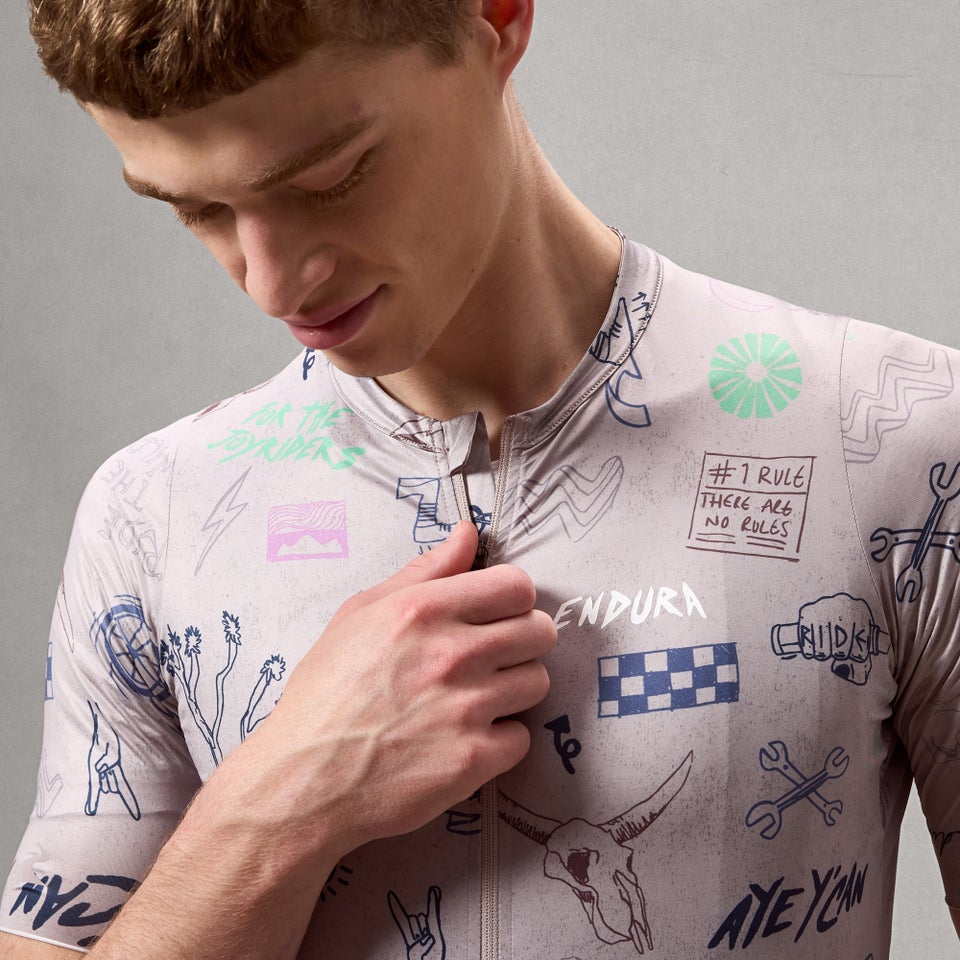 Men's Pro SL S/S Print Jersey - Titanium