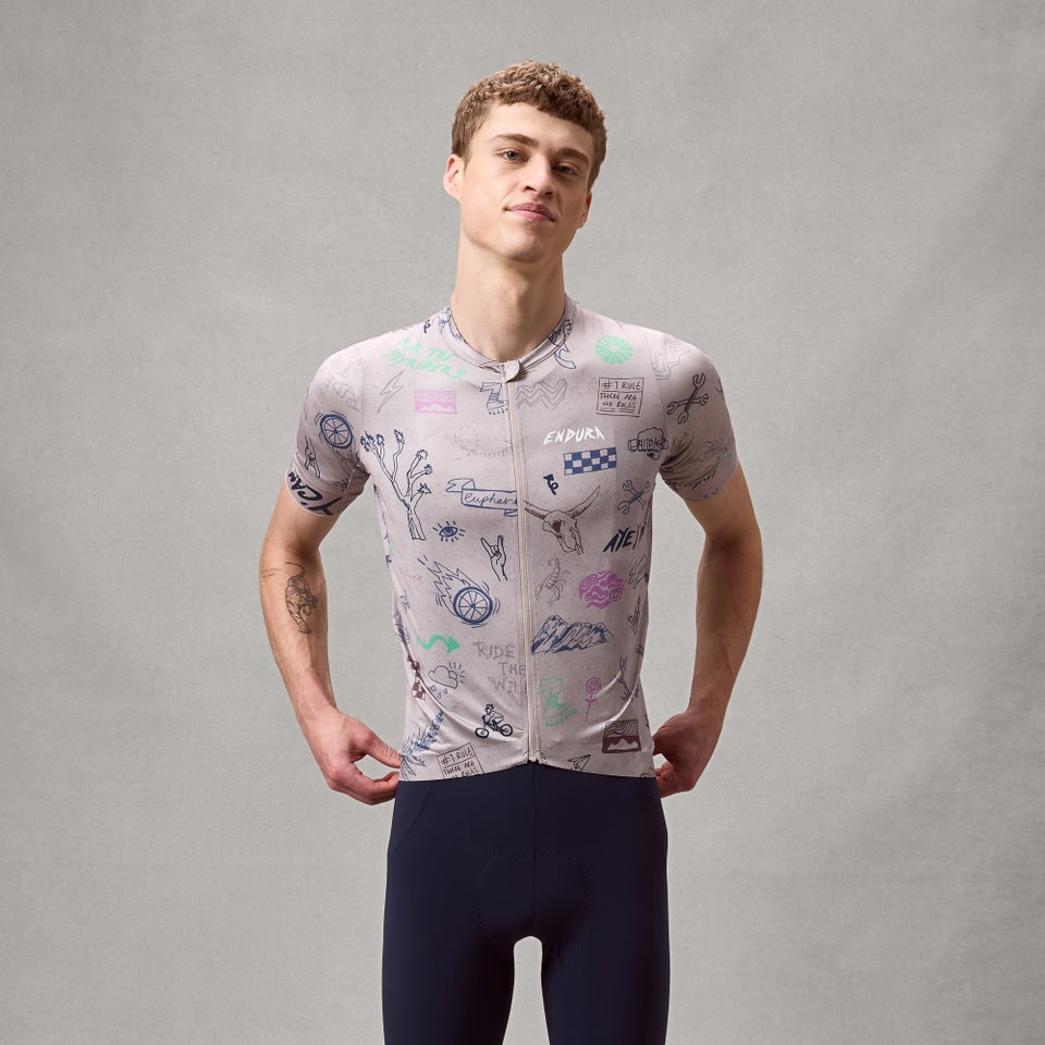 Men's Pro SL S/S Print Jersey - Titanium