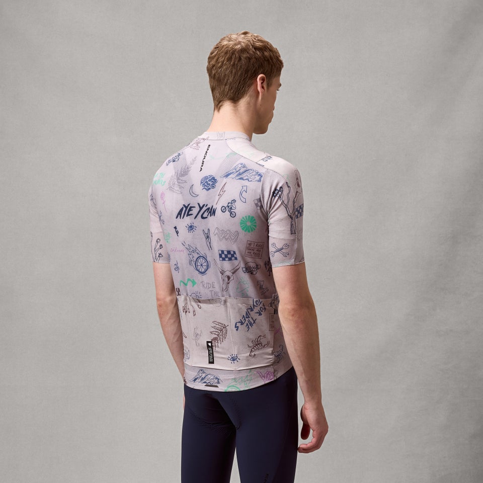 Men's Pro SL S/S Print Jersey - Titanium