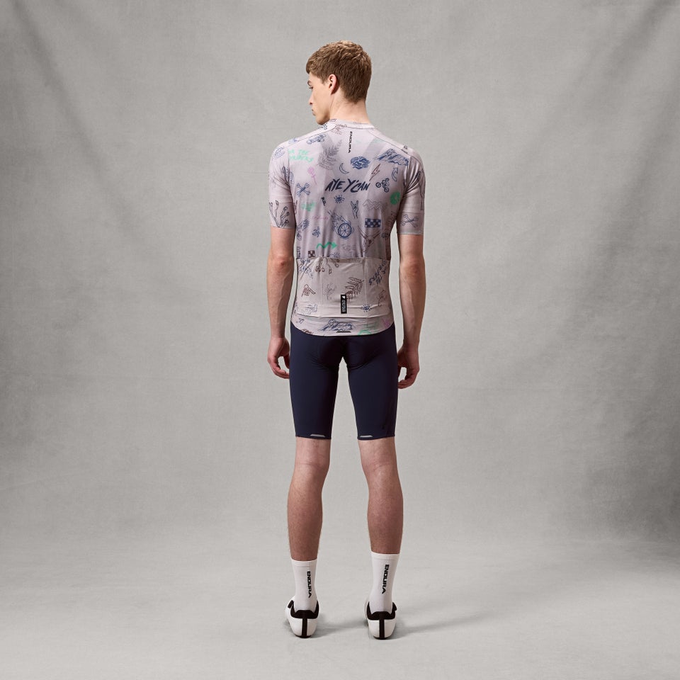 Men's Pro SL S/S Print Jersey - Titanium