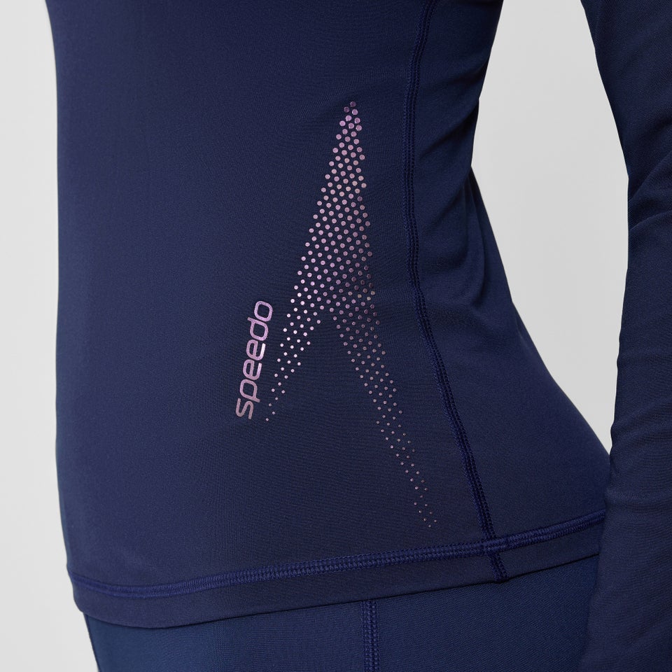 Women's Boom Solid Long Sleeve Rashguard Navy