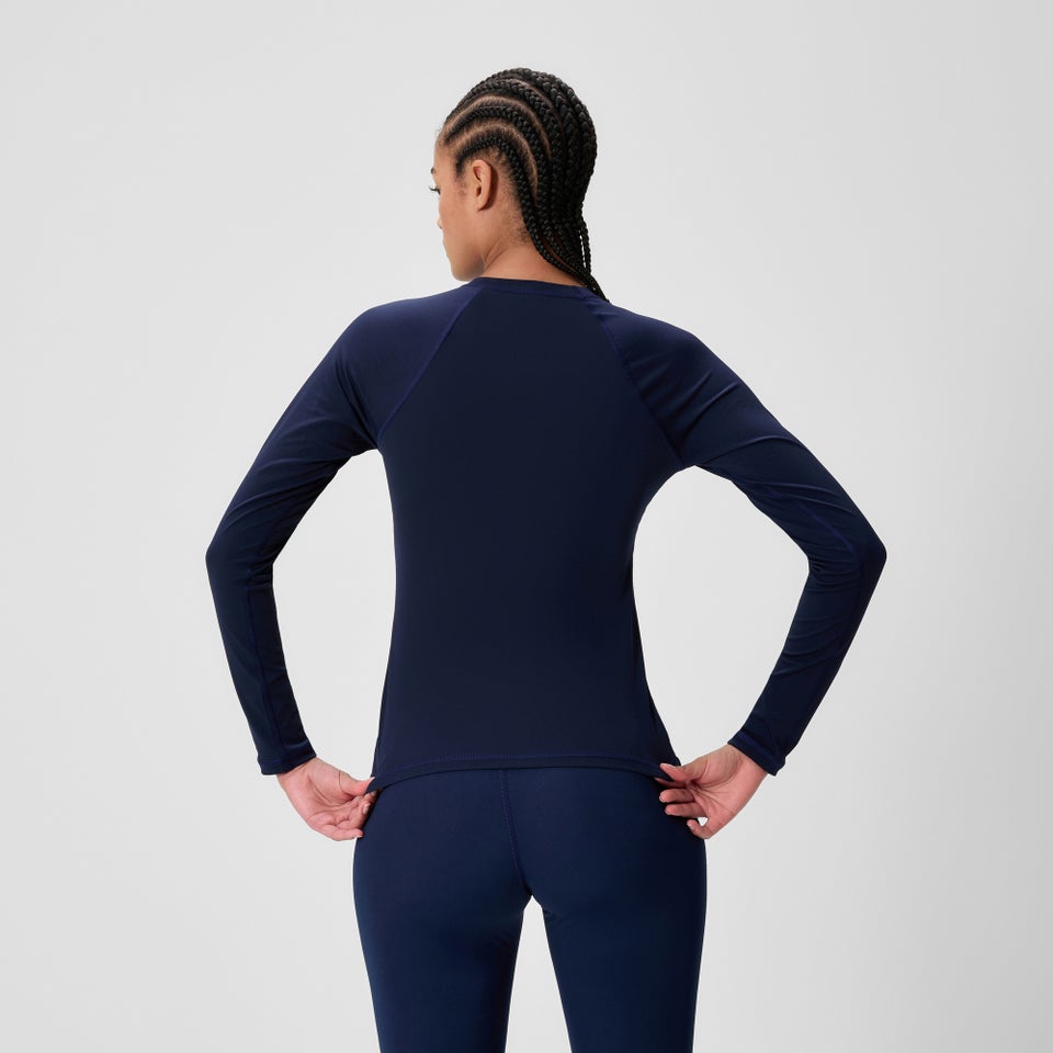 Women's Boom Solid Long Sleeve Rashguard Navy