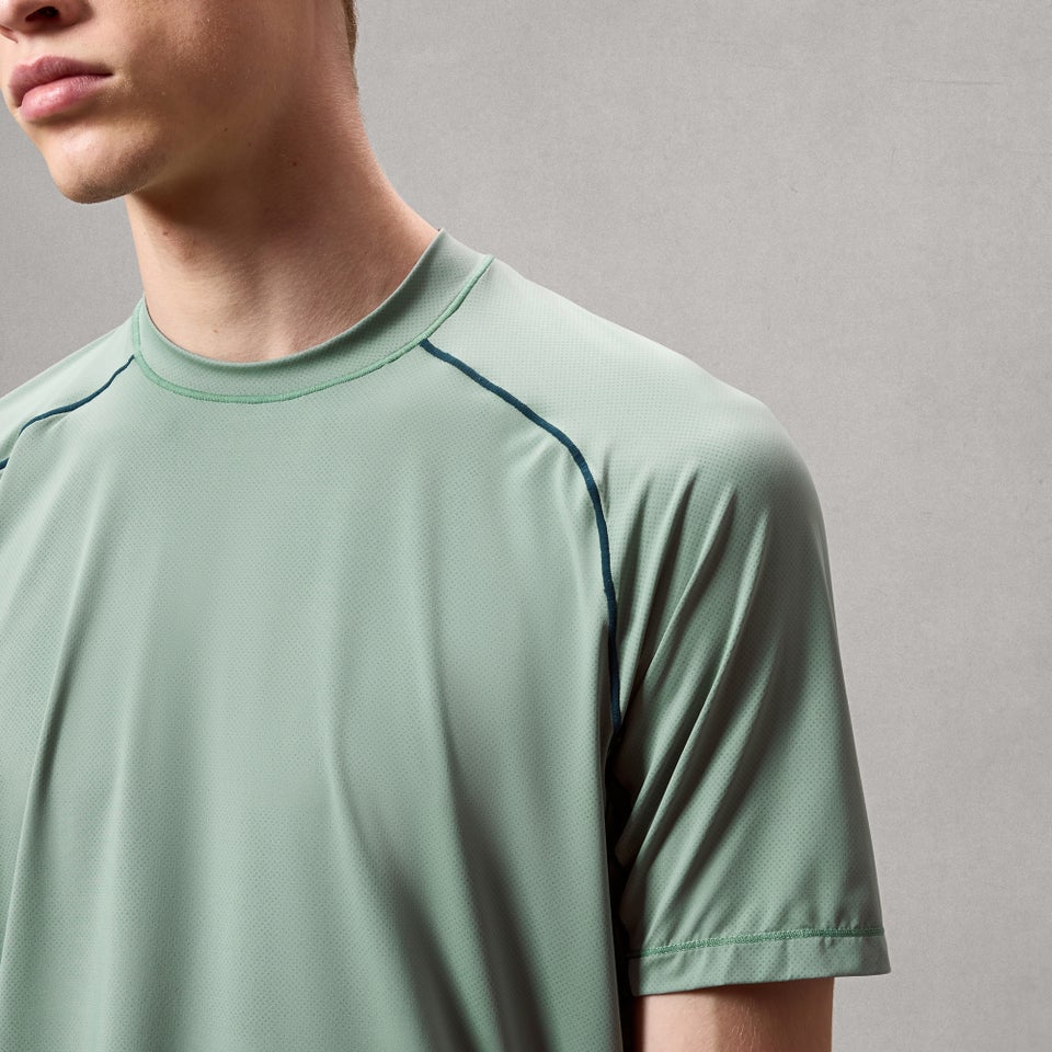 Men's AllTrack Rout S/S Tech Tee - Sage Green
