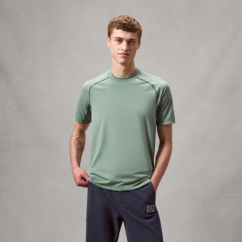 Men's AllTrack Rout S/S Tech Tee - Sage Green