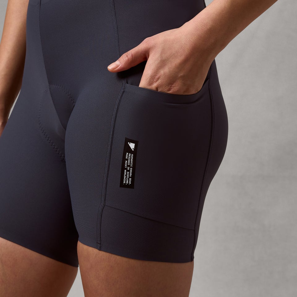 Women's Loop Bib Shorts - Carbon Grey