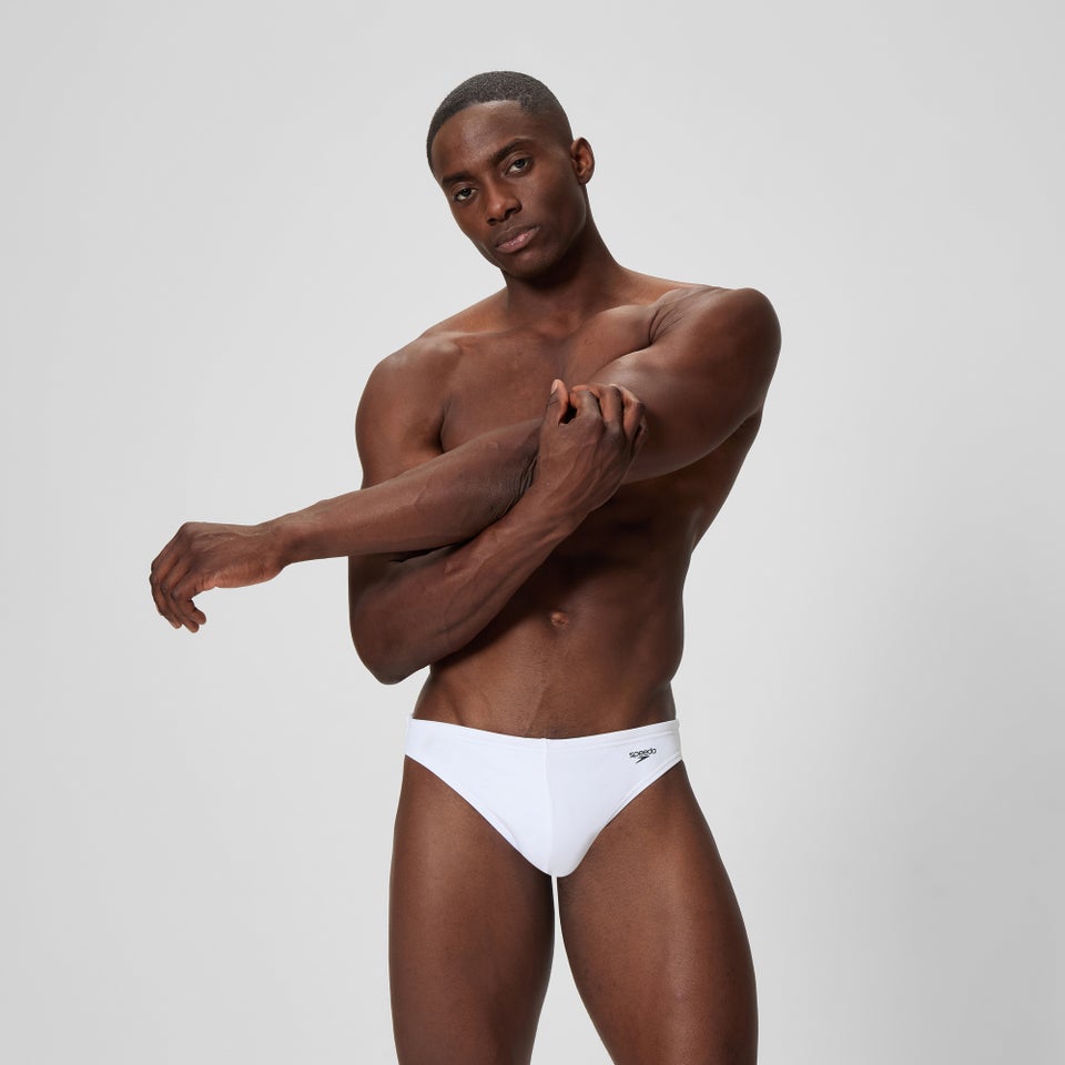 Men's The Speedo Solid 1.5" Brief White