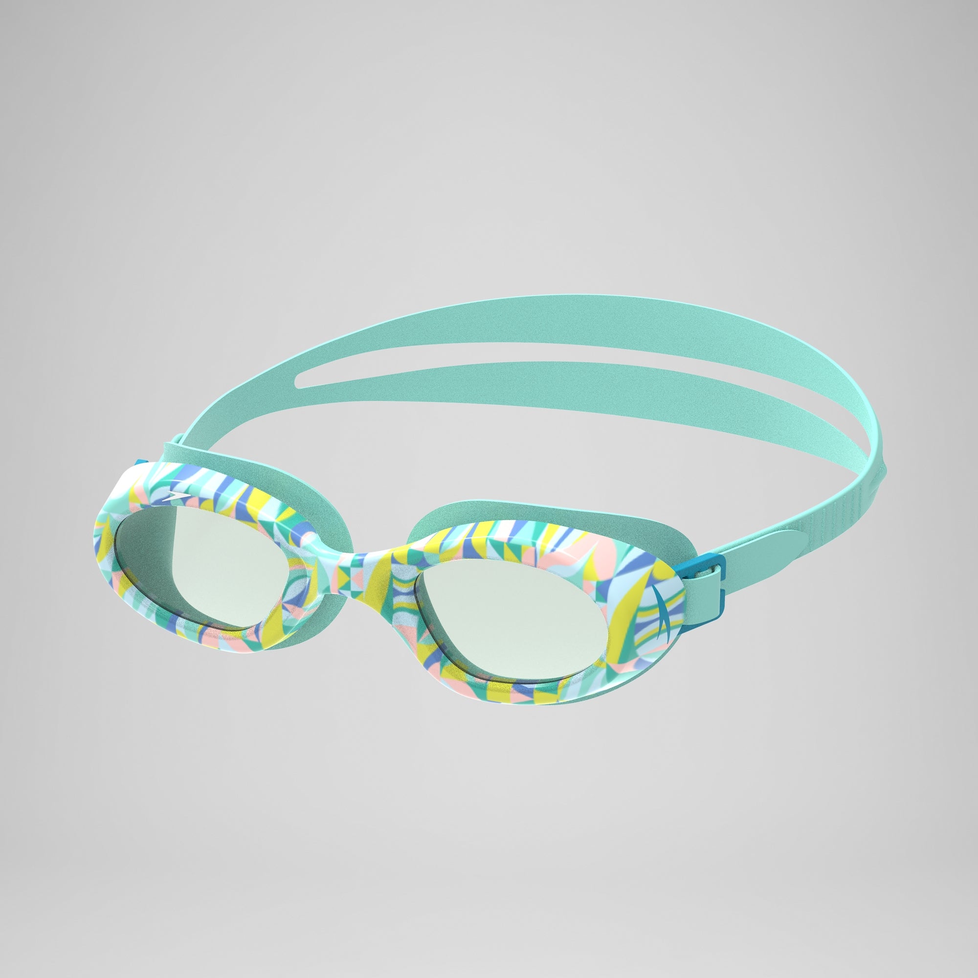 Junior Futura Hydrospex Printed Goggles Blue/Red | Speedo USA