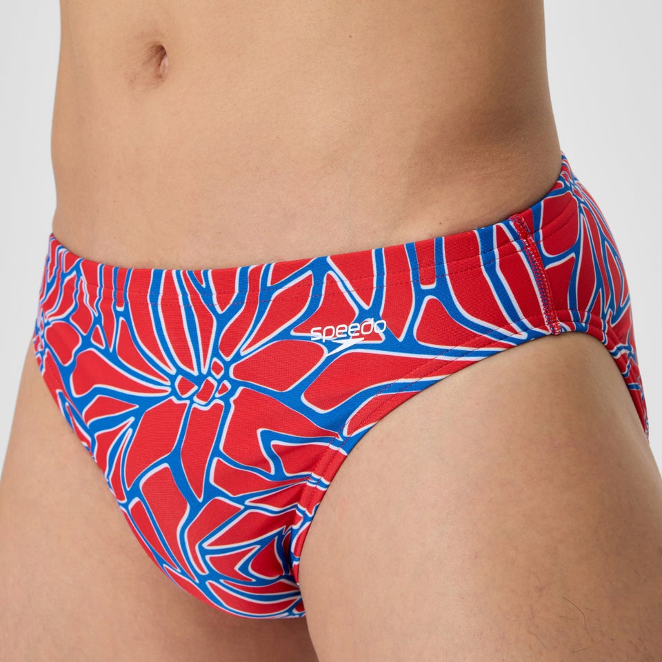 Men's Club Training Printed Brief Red/White/Blue