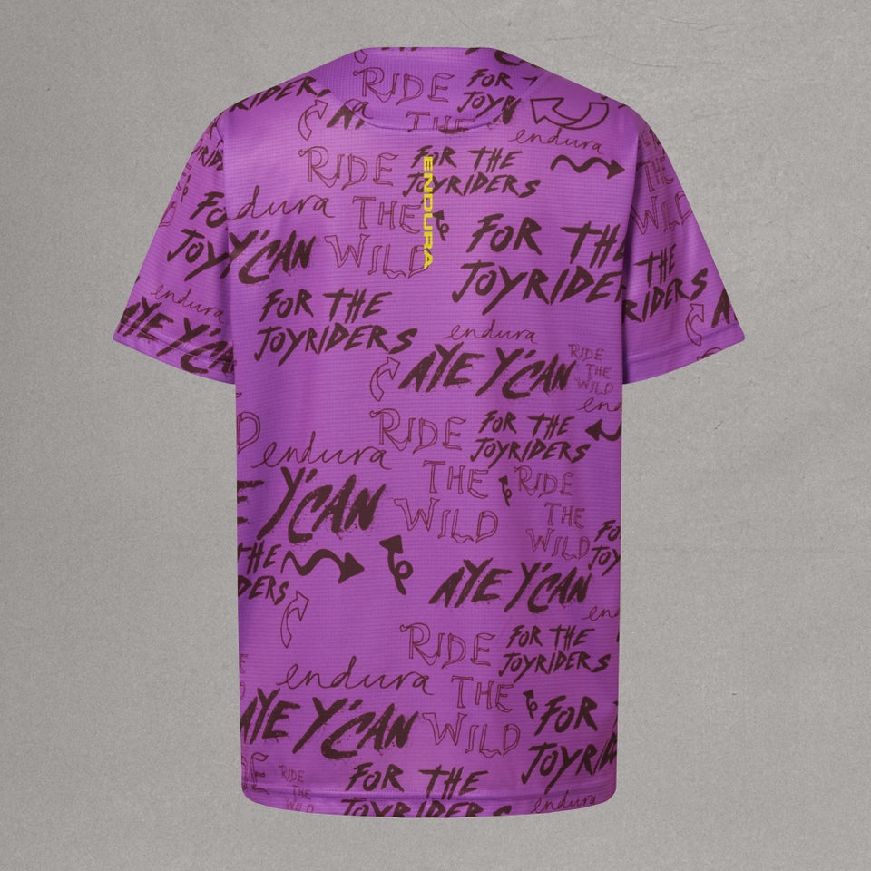 Kinder SingleTrack Core T-Shirt - Endura Violett