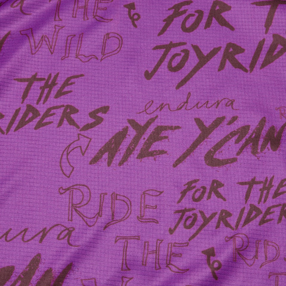 Kinder SingleTrack Core T-Shirt - Endura Violett