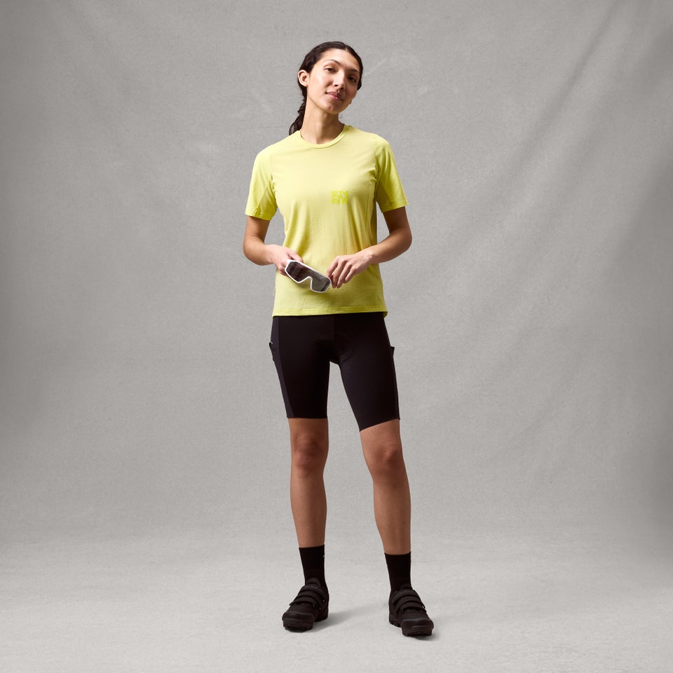 Women's AllTrack Ride Waist Shorts - Black