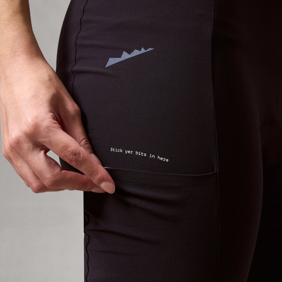 Women's AllTrack Ride Waist Shorts - Black