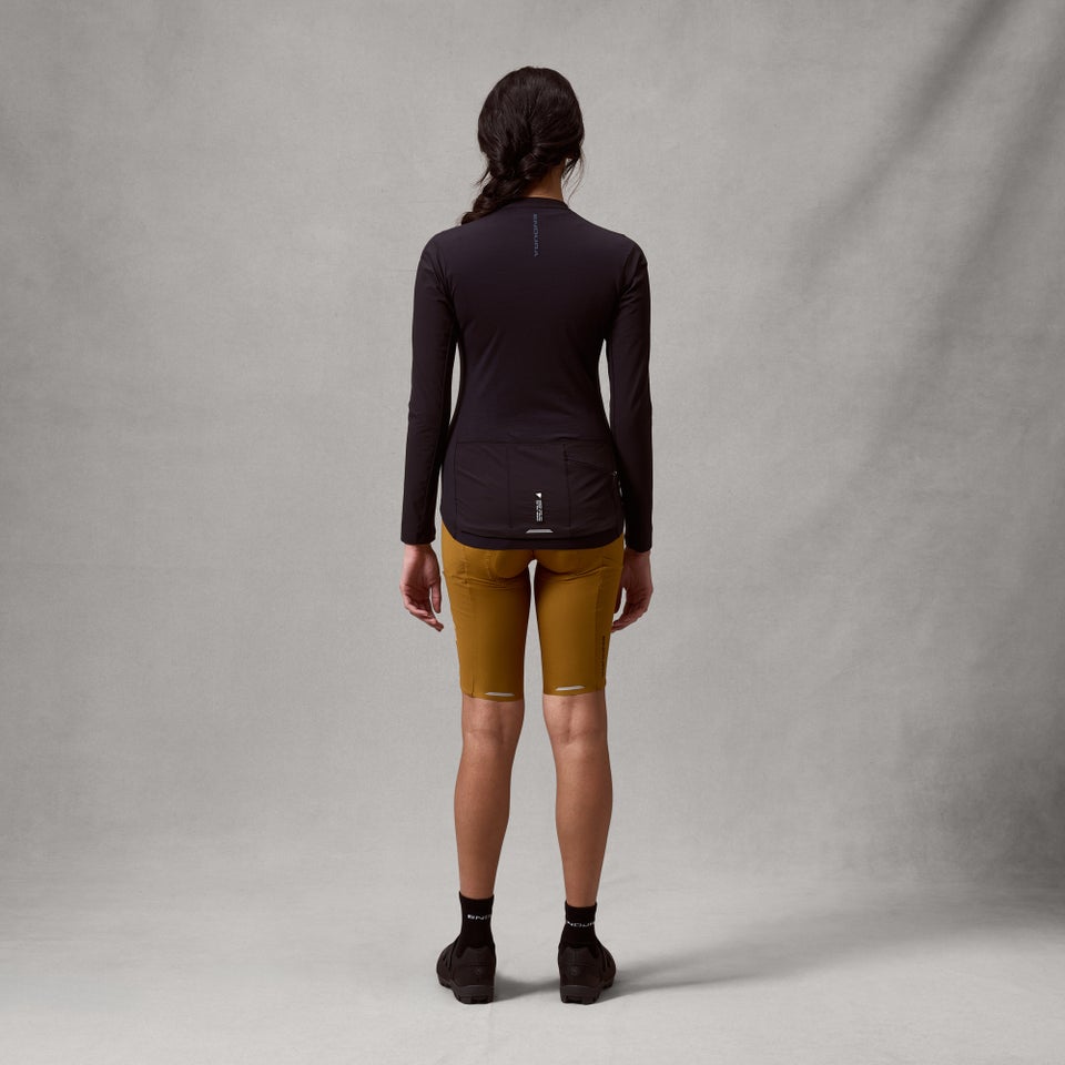 Damen AllTrack Ride L/A Trikot - Schwarz