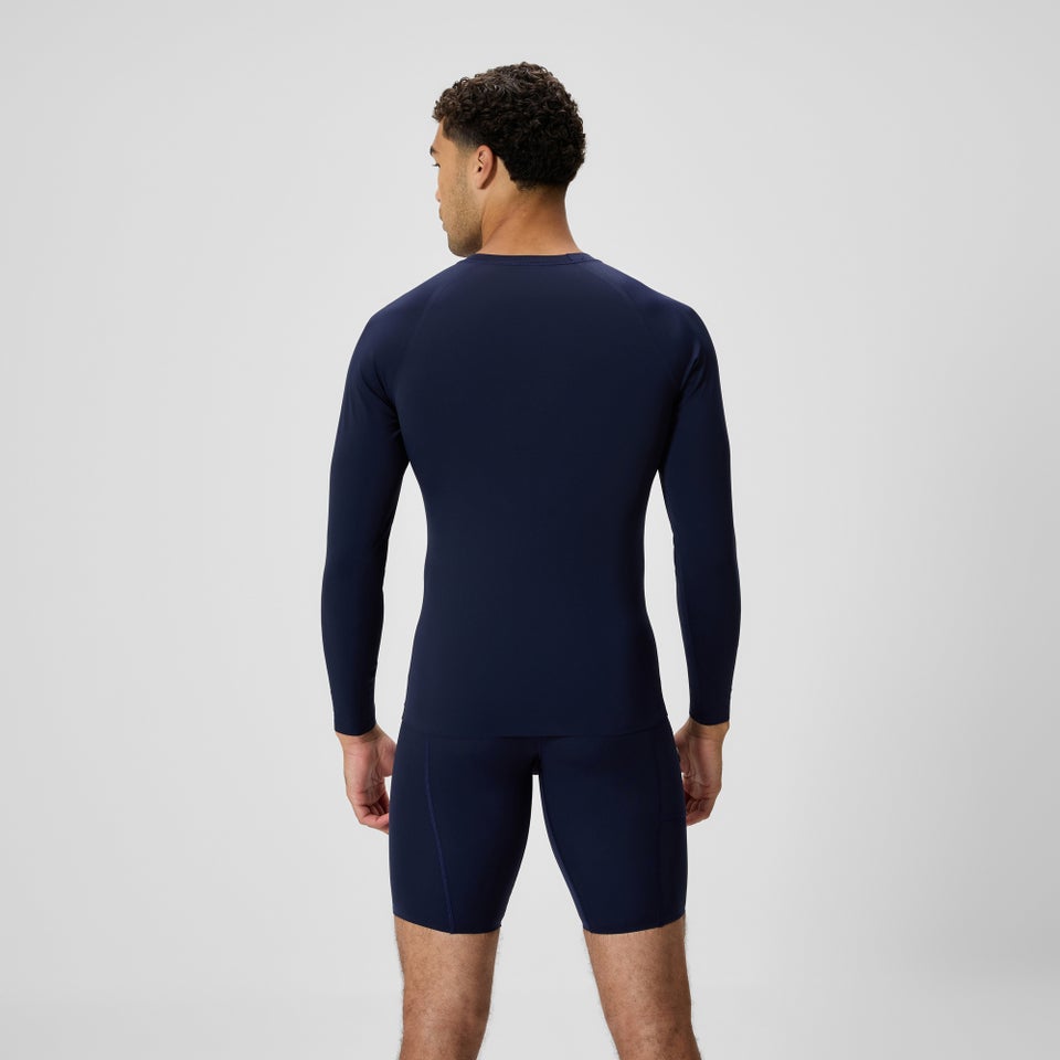 Men's Boom Solid Long Sleeve Rashguard Navy