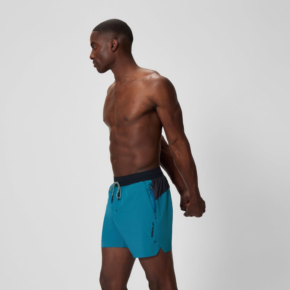 Men's Never Stop Solid 16" Swim Shorts Blue