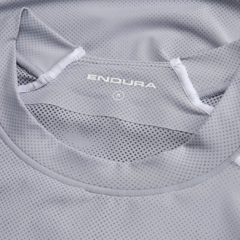 Herren AllTrack Rout L/A Tech T-Shirt - Aluminium