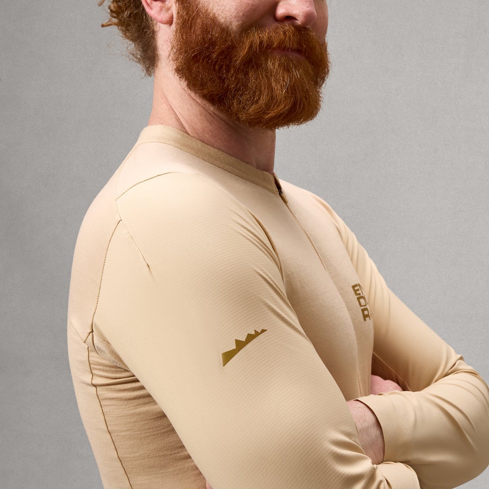 Herren AllTrack Ride L/A Trikot - Sand