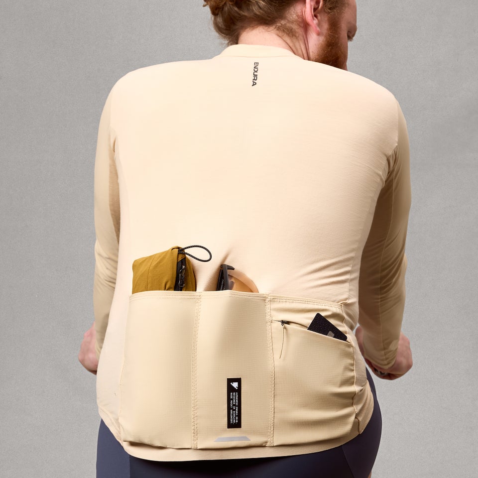 Herren AllTrack Ride L/A Trikot - Sand