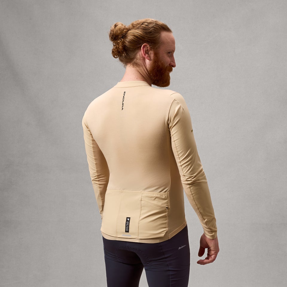 Herren AllTrack Ride L/A Trikot - Sand