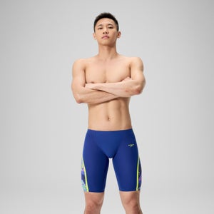 Men's Fastskin LZR Pure Intent 2.0 Jammer Navy/Blue/Yellow - 18