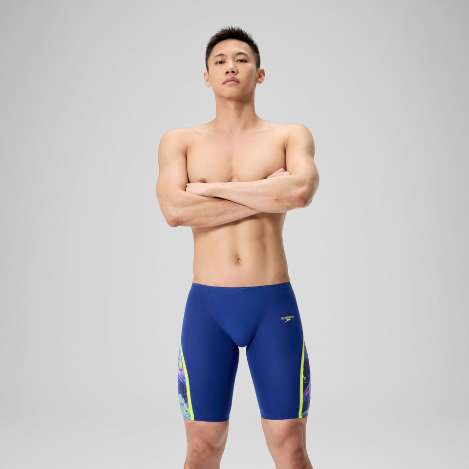 Men's Fastskin LZR Pure Intent 2.0 Jammer Navy/Blue/Yellow