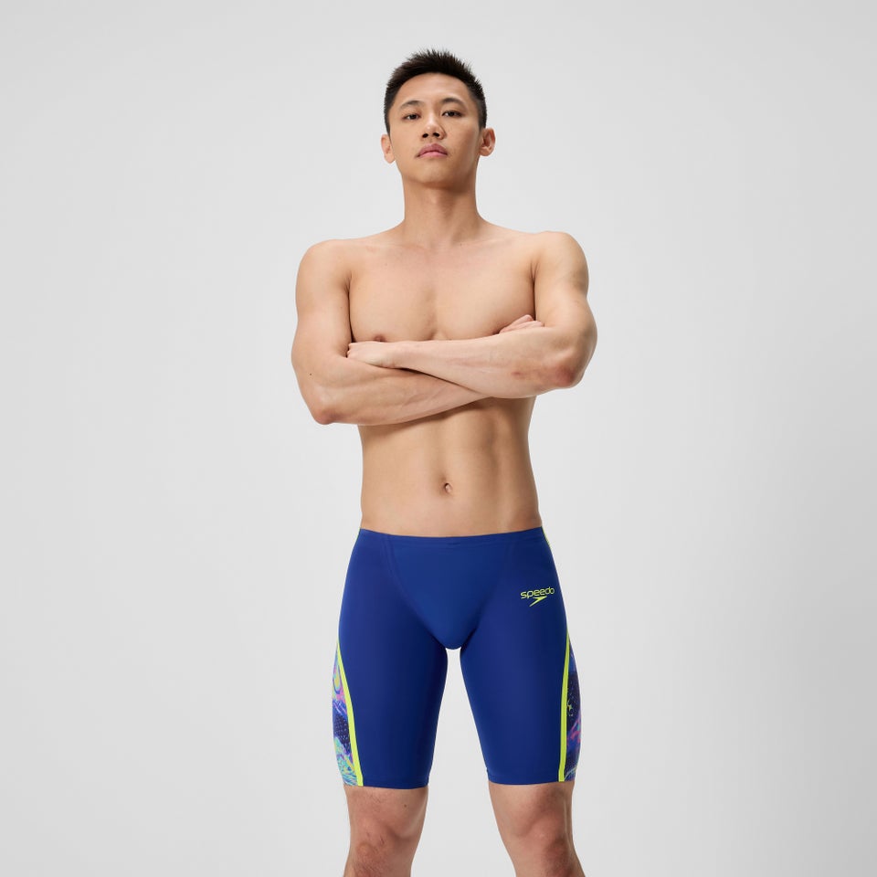 Men's Fastskin LZR Pure Intent 2.0 Jammer Navy/Blue/Yellow