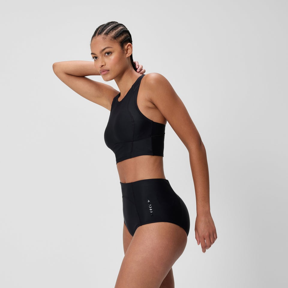 Women's Ocean Flex Boyleg Bottom Black