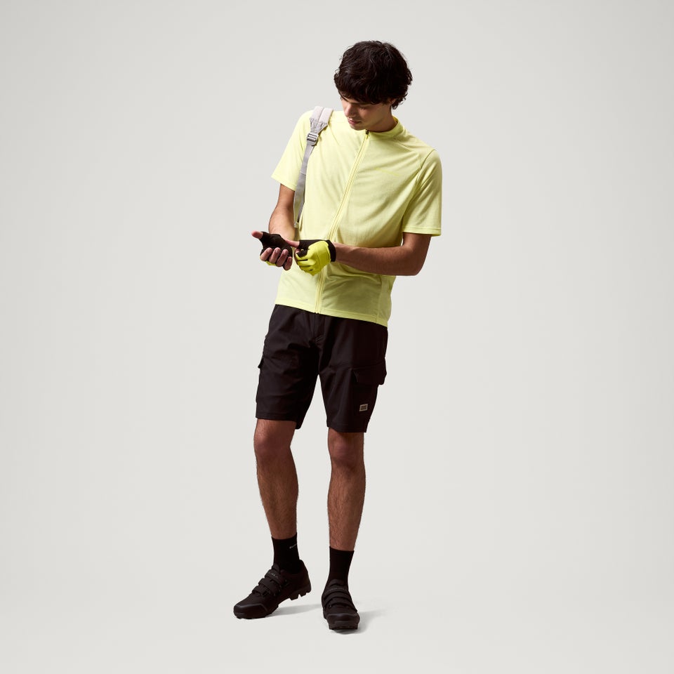 Herren Loop Cargo Shorts - Schwarz