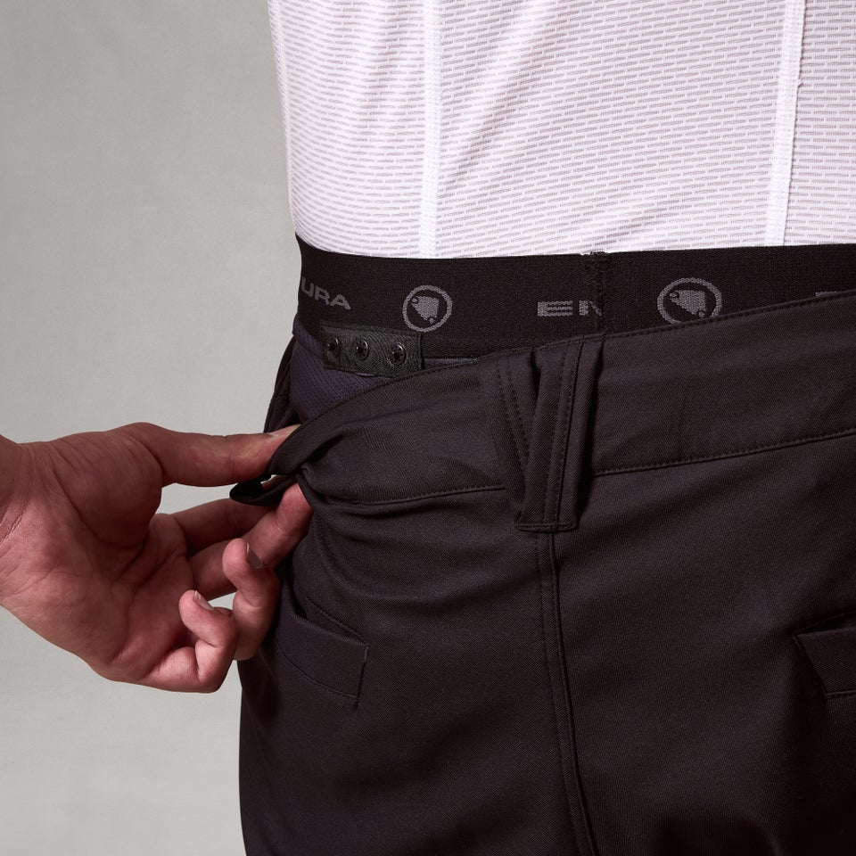 Herren Loop Cargo Shorts - Schwarz