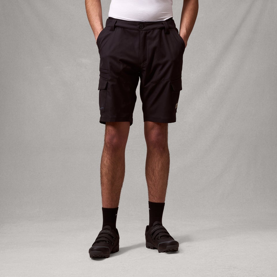 Herren Loop Cargo Shorts - Schwarz