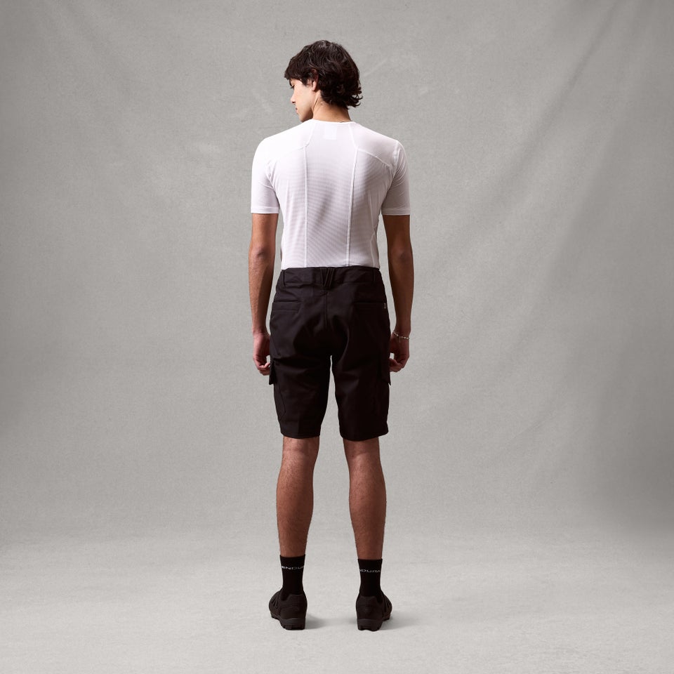 Herren Loop Cargo Shorts - Schwarz