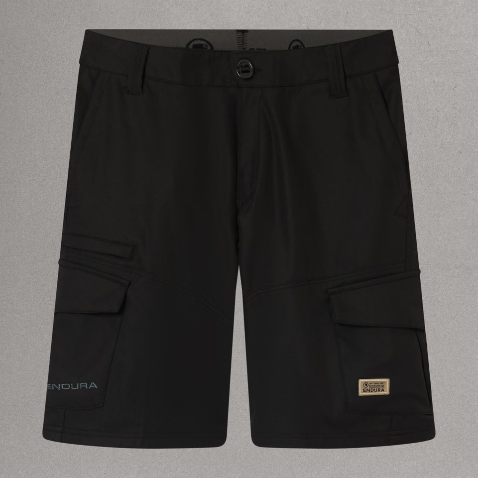 Herren Loop Cargo Shorts - Schwarz