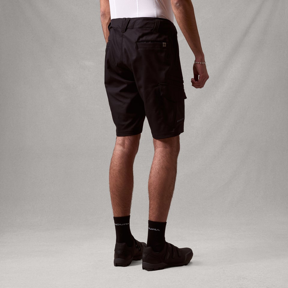 Herren Loop Cargo Shorts - Schwarz