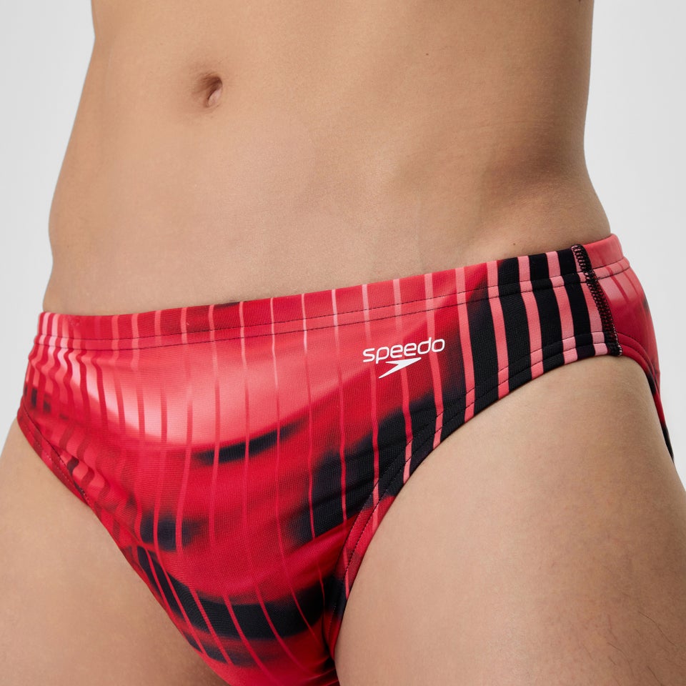 Men's Club Training Printed Brief Red
