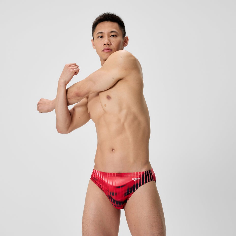 Men's Club Training Printed Brief Red