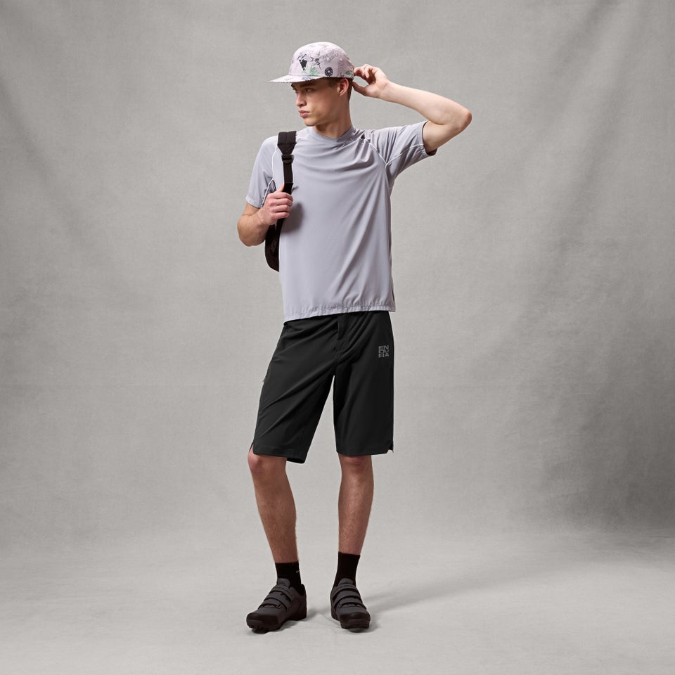 Men's AllTrack Ride Over Shorts - Black