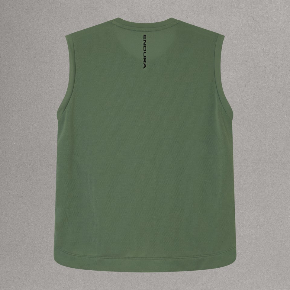 Damen Loop Tech Tank - Salbei Grün