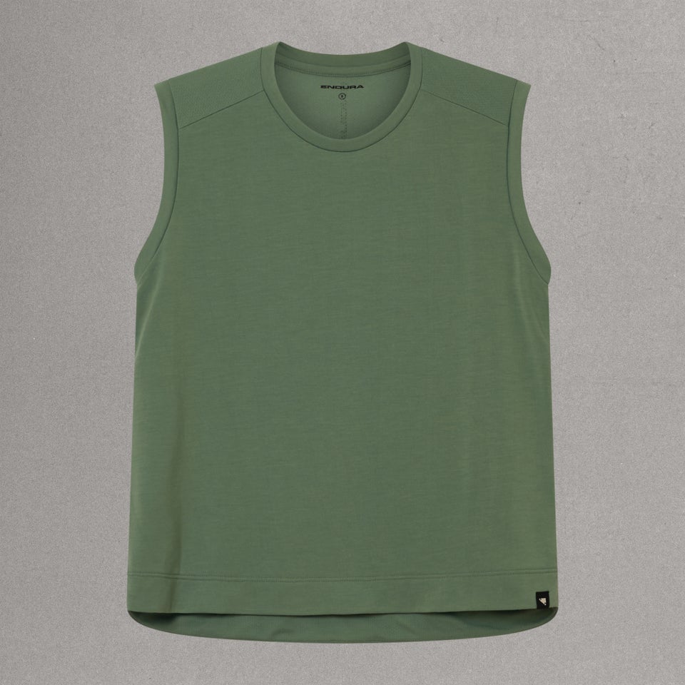 Damen Loop Tech Tank - Salbei Grün