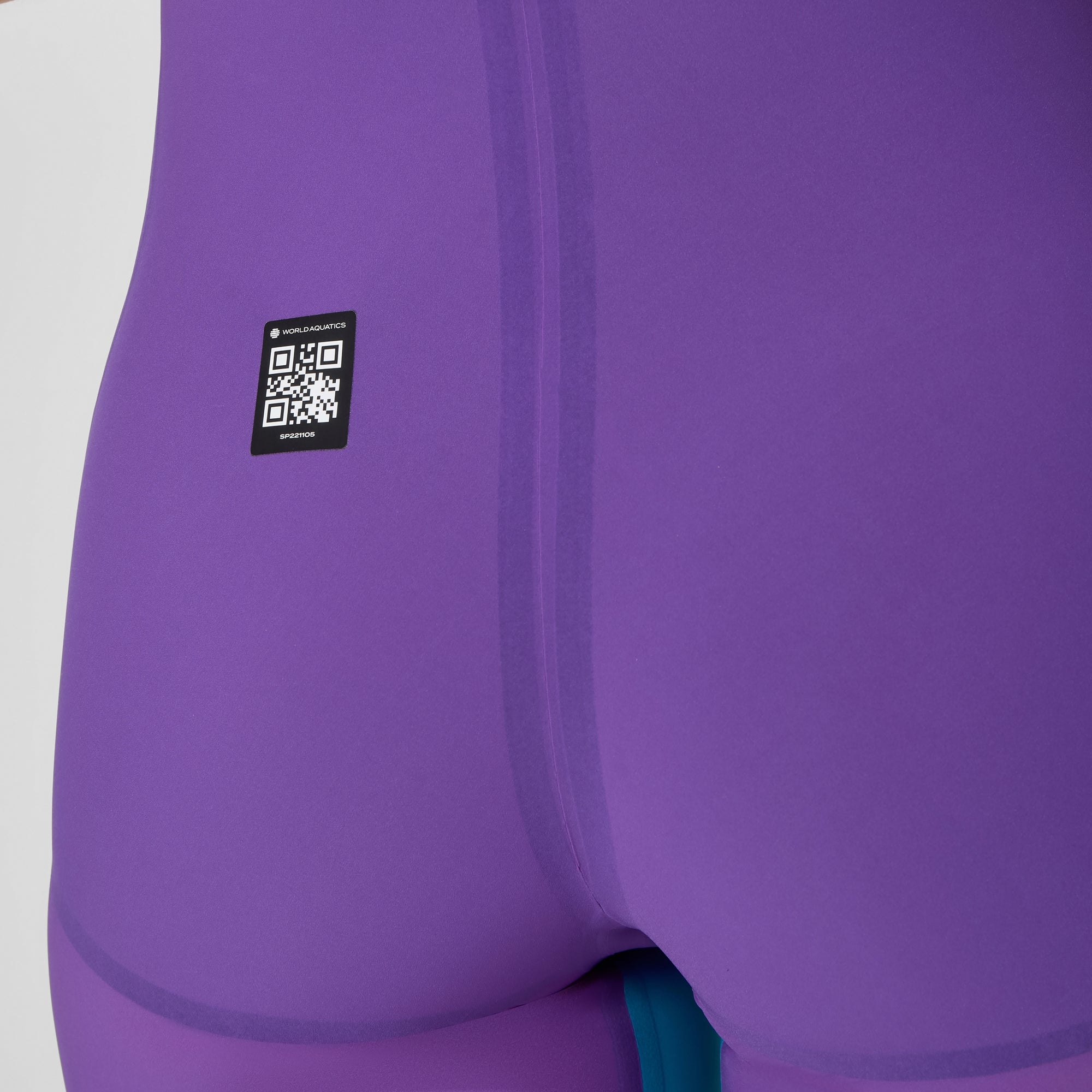 Women's Fastskin LZR Pure Valor 2.0 Openback Kneeskin Purple/Blue